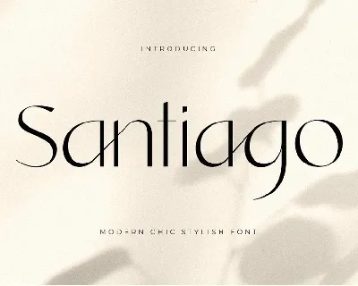 Santiago font