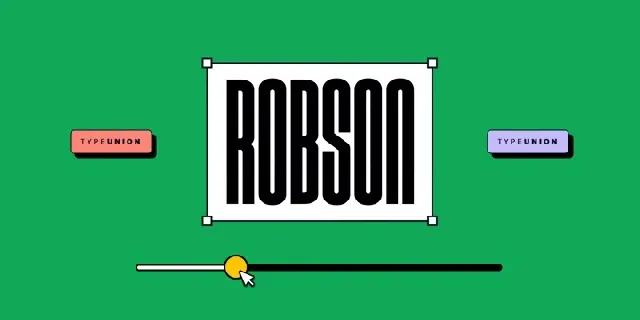Robson Family font