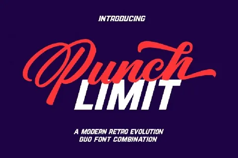 Punch Limit Duo font