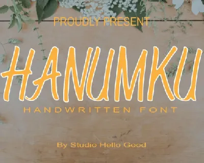 Hanumku Handwritten font