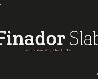 Finador Slab Family font