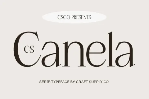 CS Canela font