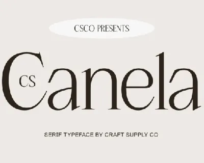 CS Canela font