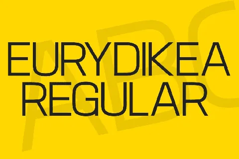 Eurydikea font