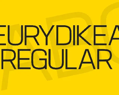 Eurydikea font