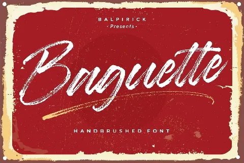 Baguette font