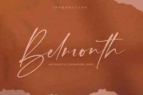 Belmonth font