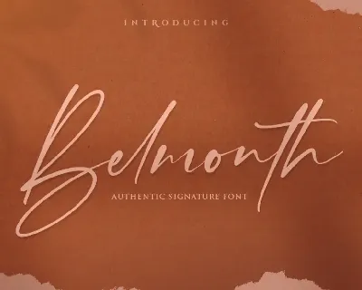 Belmonth font