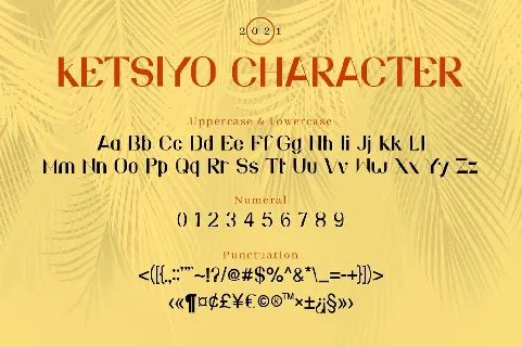 Ketsiyo font