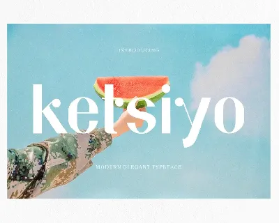 Ketsiyo font