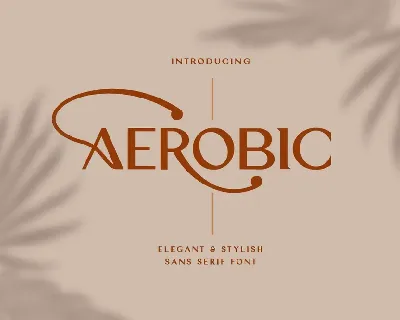 Aerobic (Demo) font