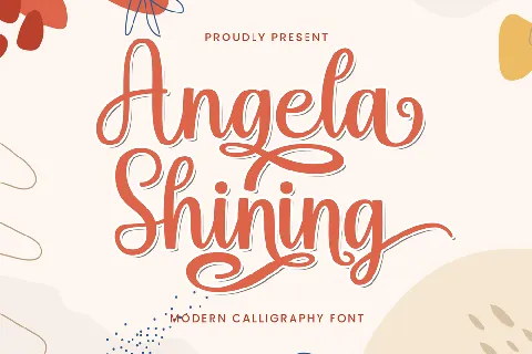 Angela Shining font