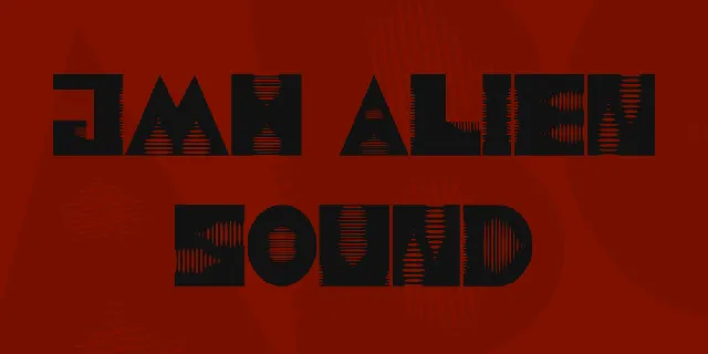 JMH Alien Sound font