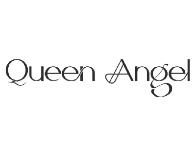 Queen Angel font