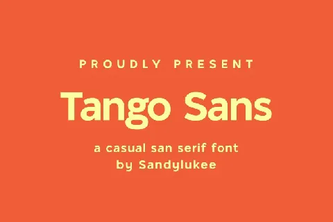 Tango Sans Family font