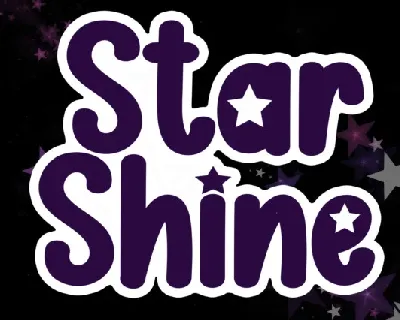 Star Shine Display font