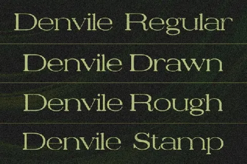 Denvile Vintage font