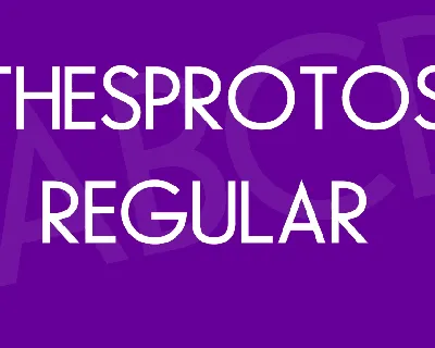 Thesprotos font