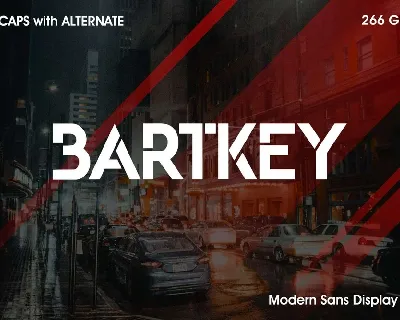 Bartkey font