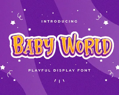 Baby World font