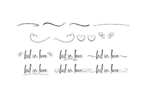 Fail In Love Demo font