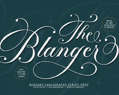 The Blanger font