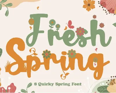 FreshSpring font