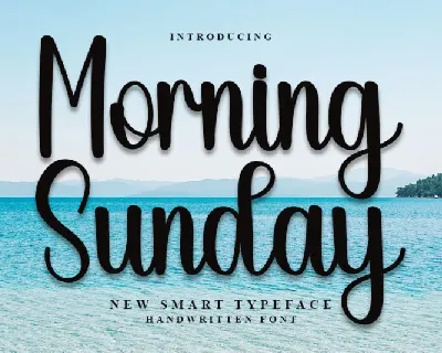Morning Sunday font