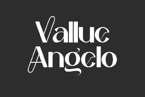 Vallue Angelo font