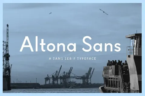 Altona Sans font