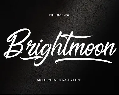 Brightmoon font