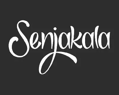 Senjakala font