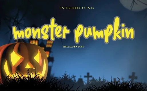 Monster Pumpkin font