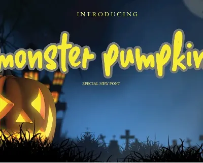 Monster Pumpkin font