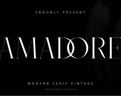 Amadore font