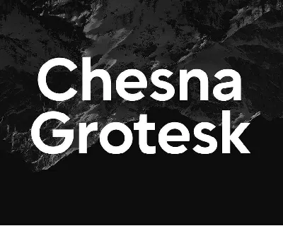 Chesna Grotesk Family font