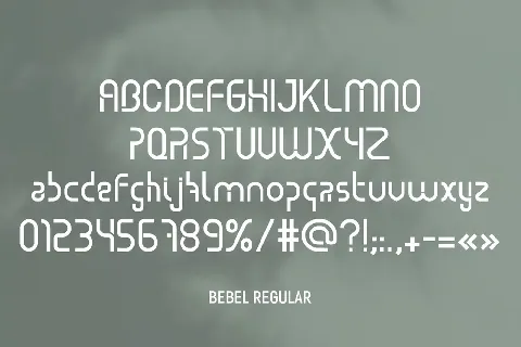 Bebel font