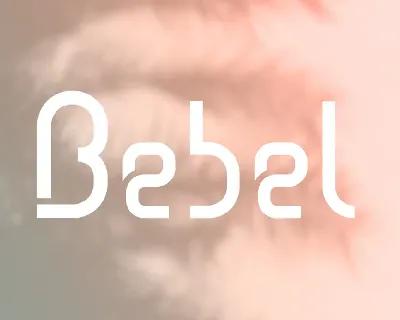 Bebel font