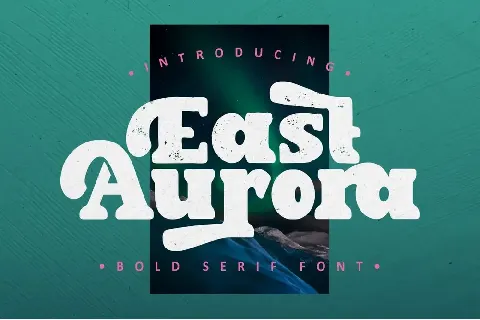 East Aurora font