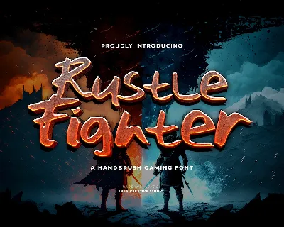Rustle Fighter font