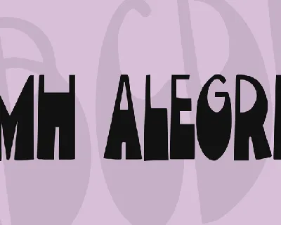 JMH Alegria font