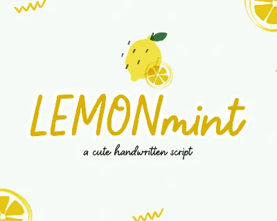 Lemonmint font