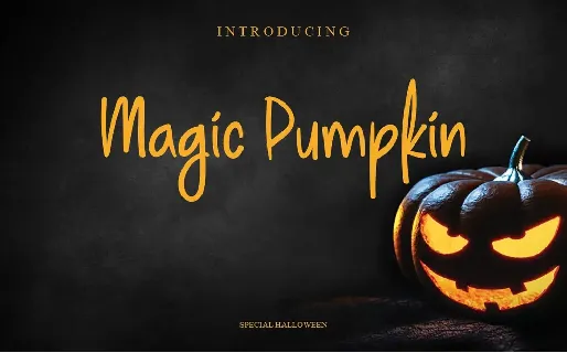 Magic Pumpkin font