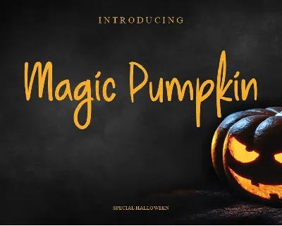 Magic Pumpkin font