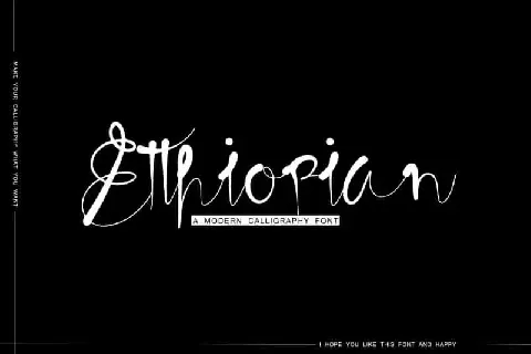 Etthiopian Calligraphy font