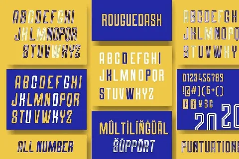 Roguedash Stylish Sans Family font