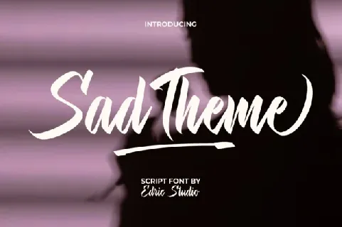 Sad Theme font