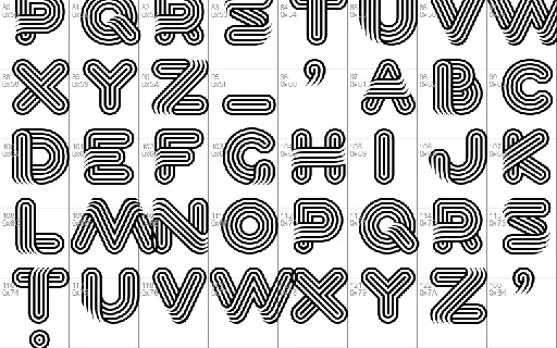 Lineat font