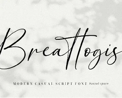 Breattogis font