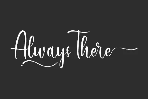 Always There Demo font